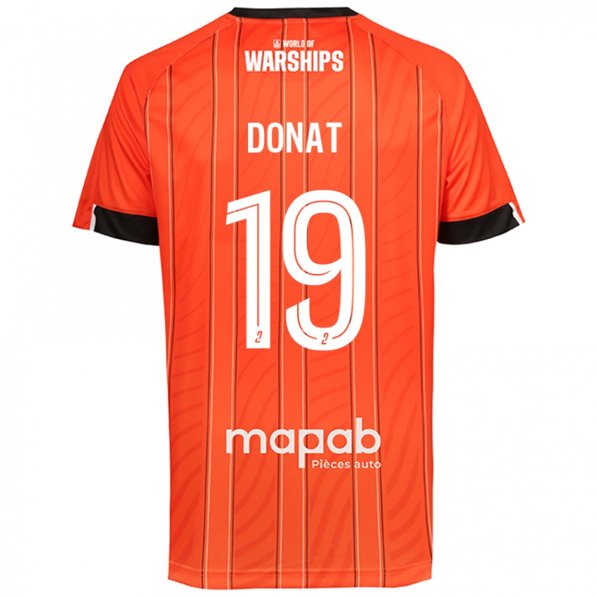 Criança Camisola Noa Donat #19 Laranja Principal 2024/25 Camisa Brasil