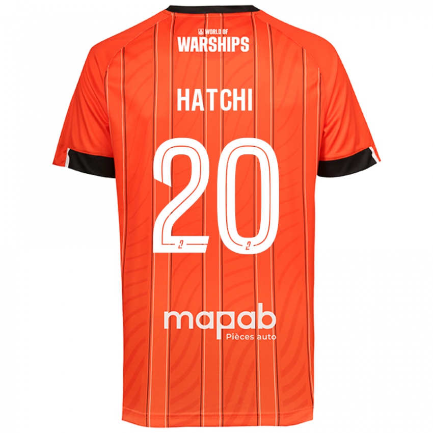 Criança Camisola Jérémy Hatchi #20 Laranja Principal 2024/25 Camisa Brasil