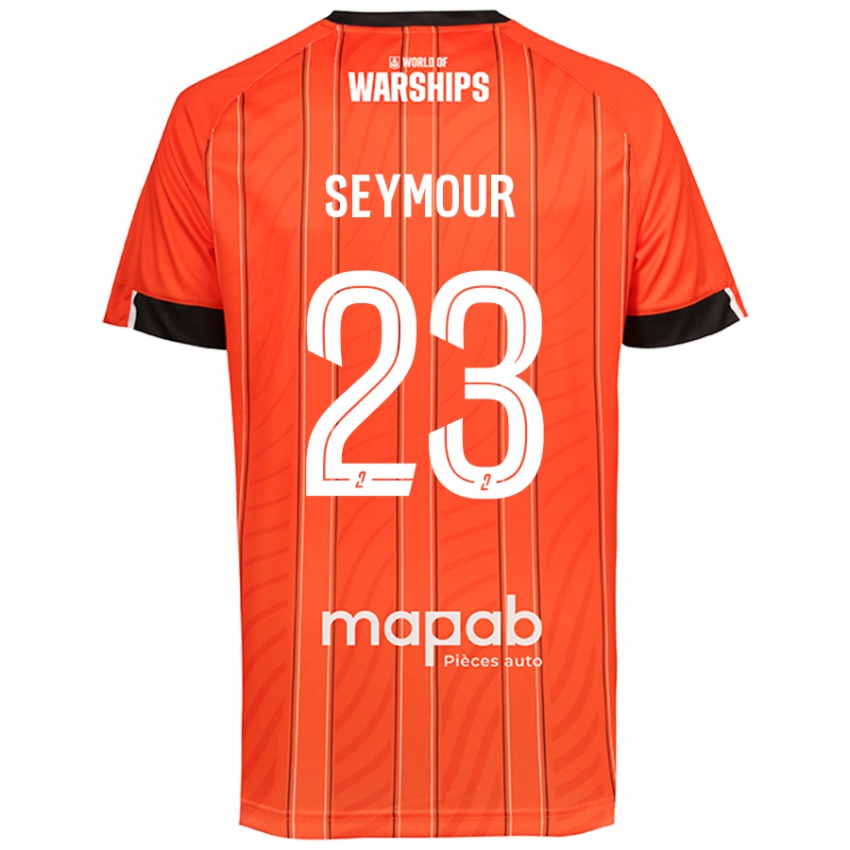 Criança Camisola Brice Seymour #23 Laranja Principal 2024/25 Camisa Brasil