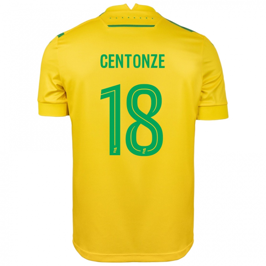 Criança Camisola Fabien Centonze #18 Verde Amarelo Principal 2024/25 Camisa Brasil