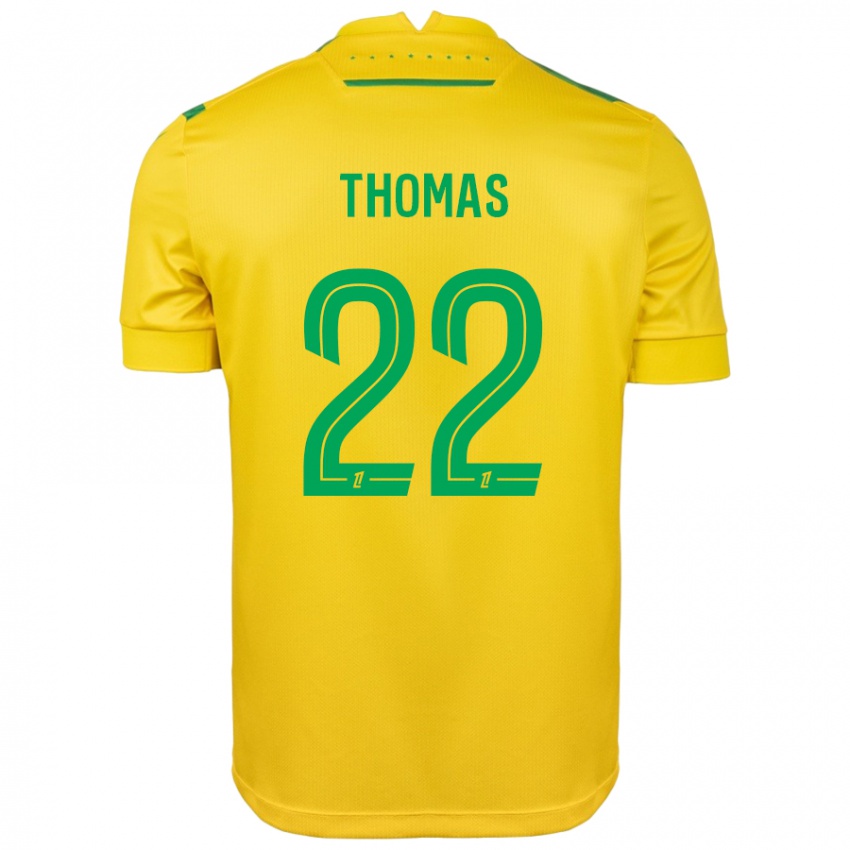 Criança Camisola Sorba Thomas #22 Verde Amarelo Principal 2024/25 Camisa Brasil