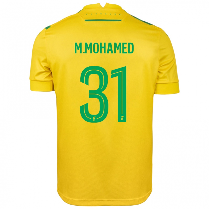 Criança Camisola Mostafa Mohamed #31 Verde Amarelo Principal 2024/25 Camisa Brasil