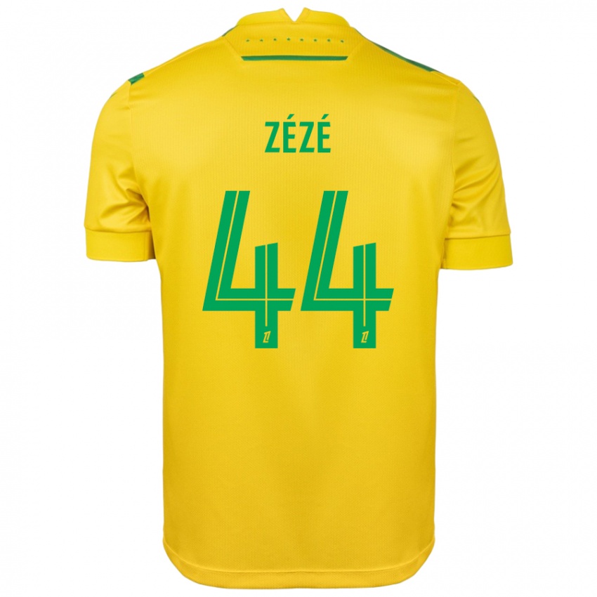 Criança Camisola Nathan Zézé #44 Verde Amarelo Principal 2024/25 Camisa Brasil