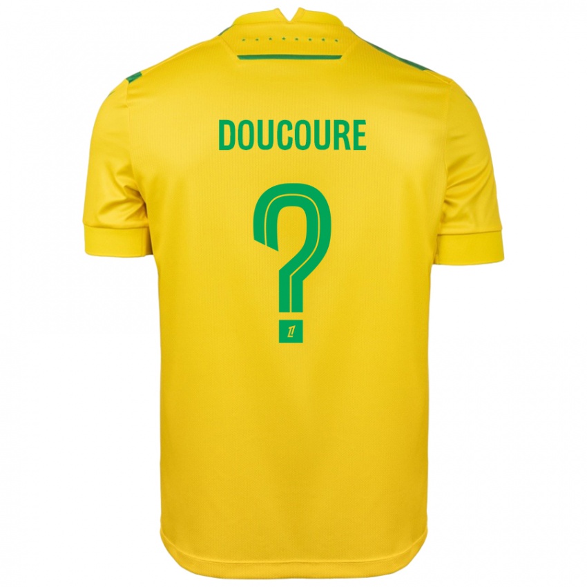 Criança Camisola Sekou Doucoure #0 Verde Amarelo Principal 2024/25 Camisa Brasil