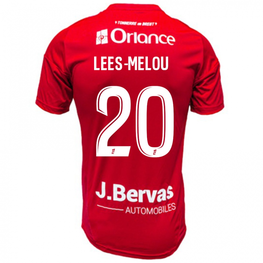 Criança Camisola Pierre Lees-Melou #20 Branco Vermelho Principal 2024/25 Camisa Brasil