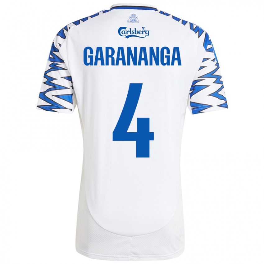 Criança Camisola Munashe Garananga #4 Céu Branco Azul Principal 2024/25 Camisa Brasil