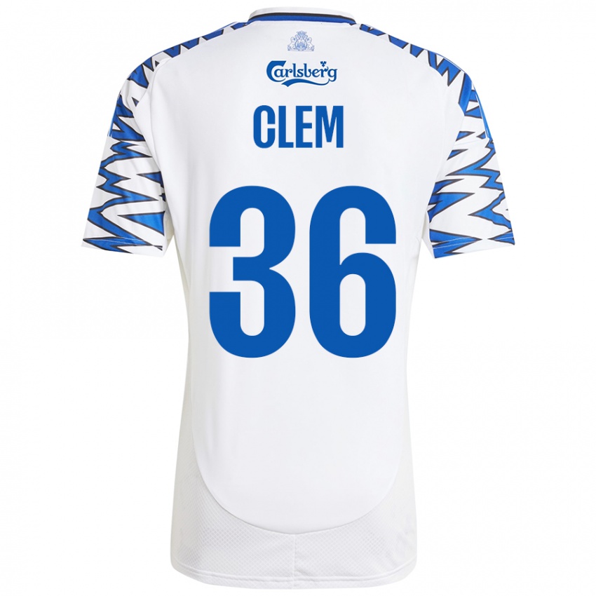 Criança Camisola William Clem #36 Céu Branco Azul Principal 2024/25 Camisa Brasil