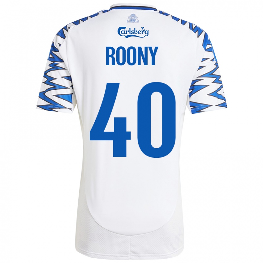 Criança Camisola Roony Bardghji #40 Céu Branco Azul Principal 2024/25 Camisa Brasil