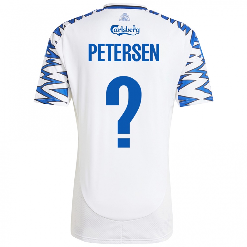 Criança Camisola Frederik Petersen #0 Céu Branco Azul Principal 2024/25 Camisa Brasil