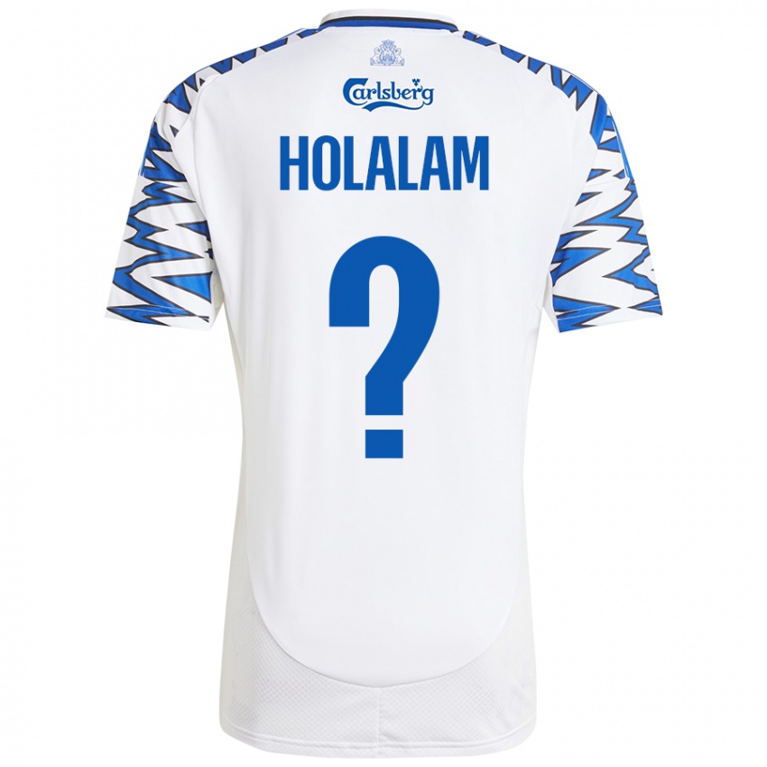 Criança Camisola Ishaq Holalam #0 Céu Branco Azul Principal 2024/25 Camisa Brasil