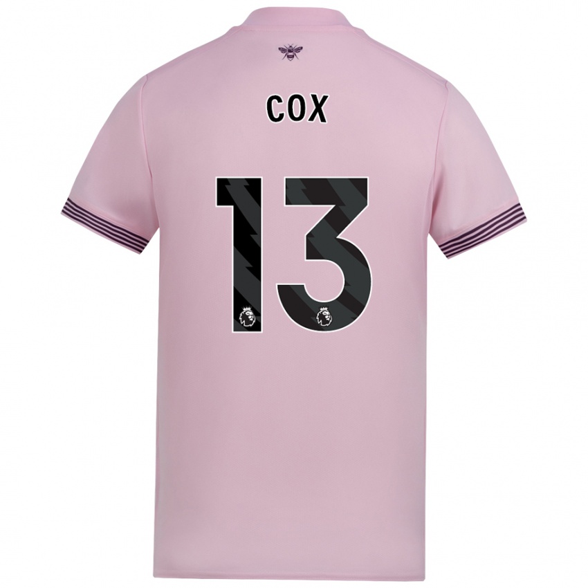 Criança Camisola Matthew Cox #13 Cor-De-Rosa Alternativa 2024/25 Camisa Brasil