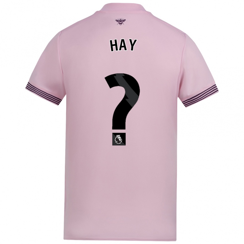 Criança Camisola Ashley Hay #0 Cor-De-Rosa Alternativa 2024/25 Camisa Brasil