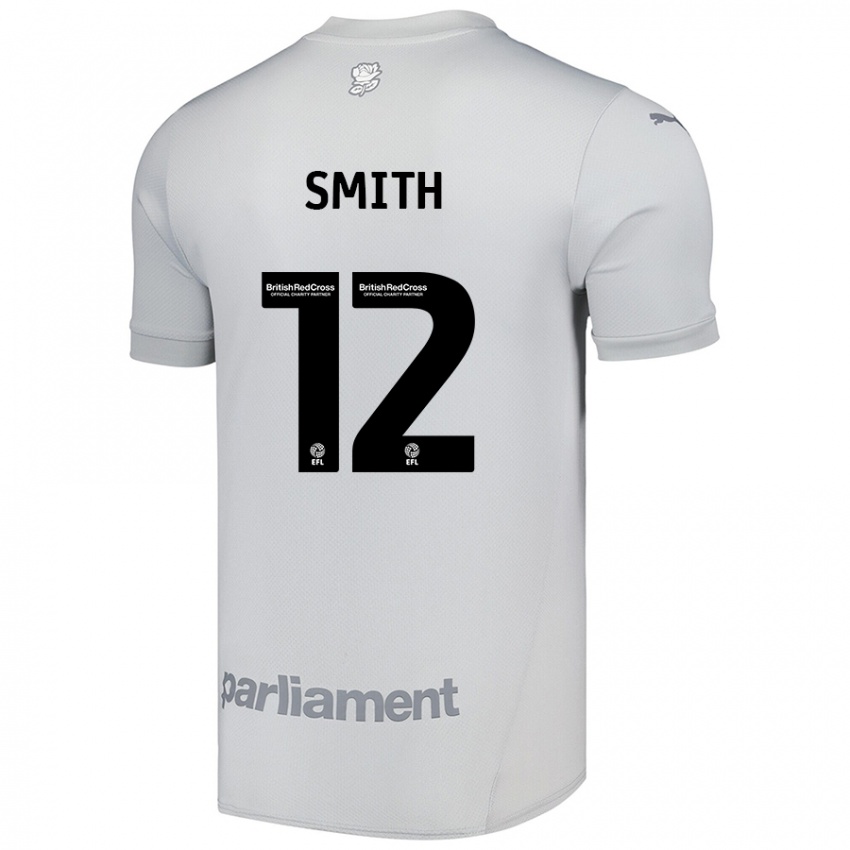 Criança Camisola Jackson Smith #12 Cinza Prateado Alternativa 2024/25 Camisa Brasil