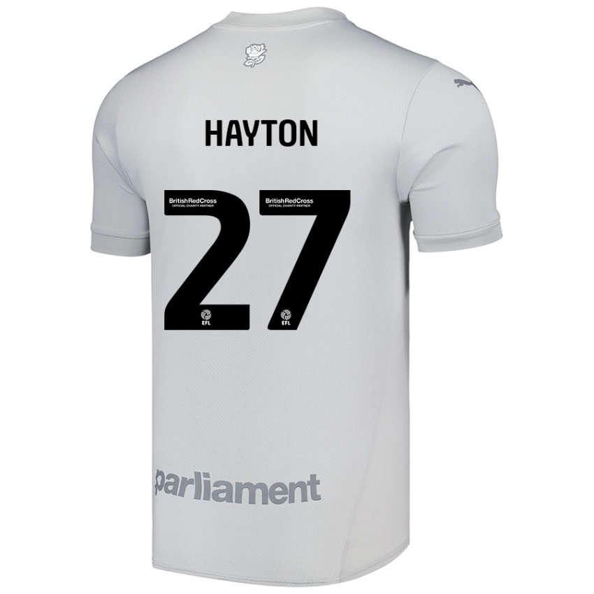 Criança Camisola Adam Hayton #27 Cinza Prateado Alternativa 2024/25 Camisa Brasil