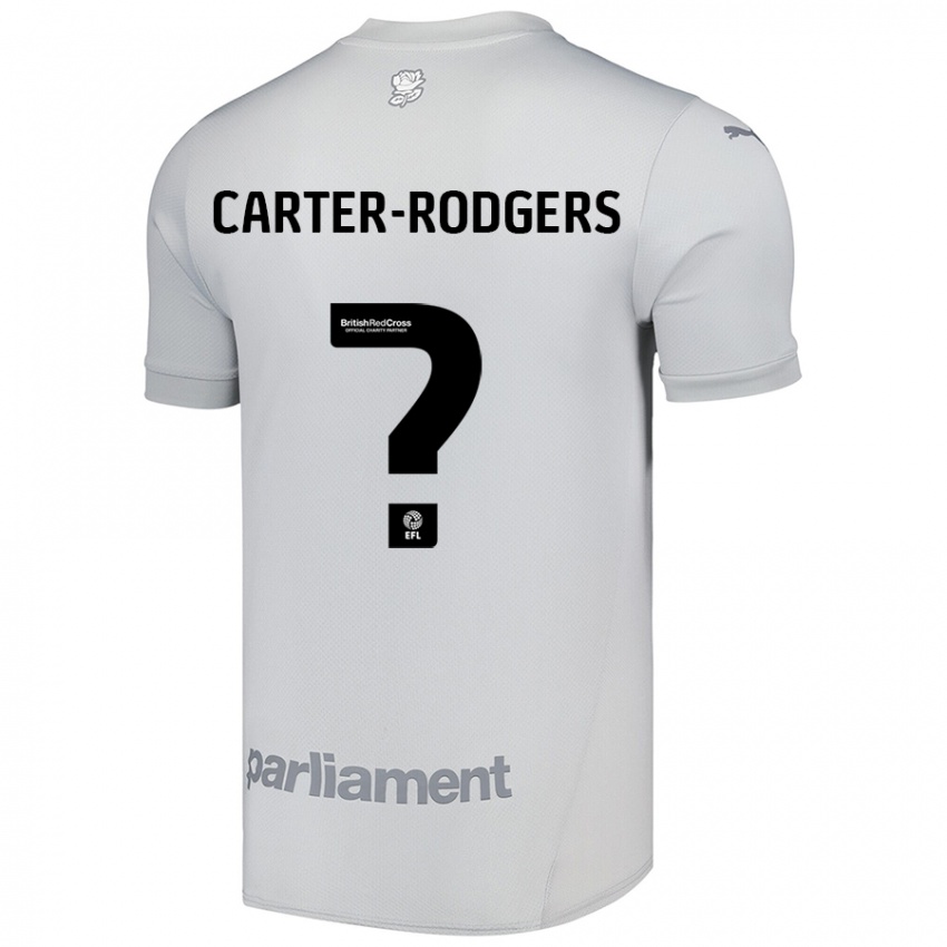 Criança Camisola Trent Carter-Rodgers #0 Cinza Prateado Alternativa 2024/25 Camisa Brasil