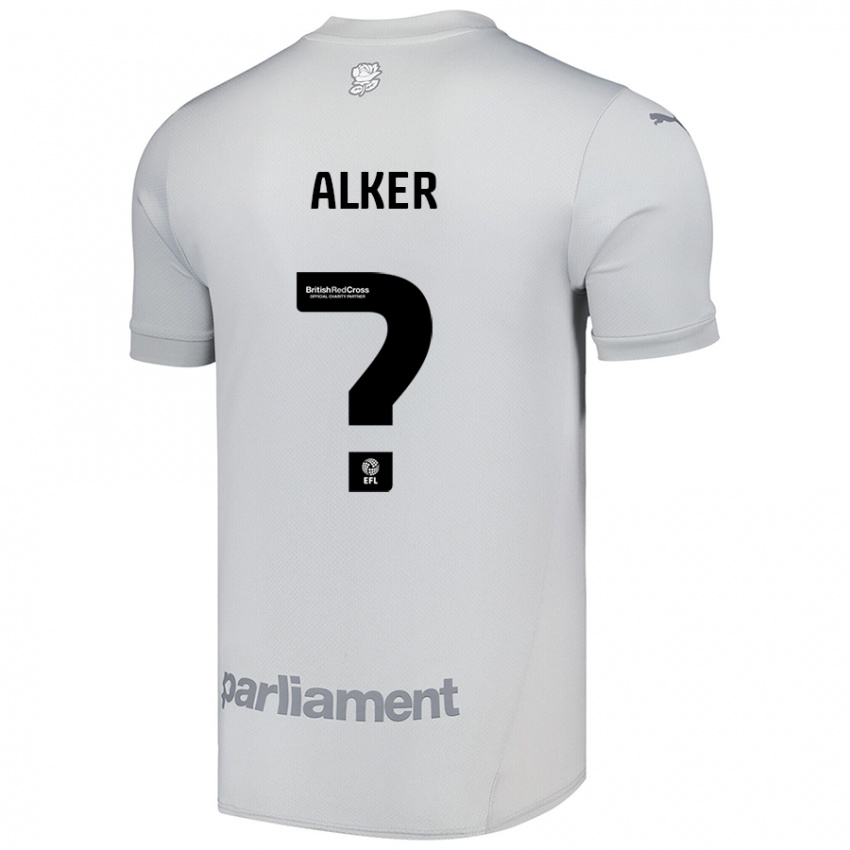 Criança Camisola Luke Alker #0 Cinza Prateado Alternativa 2024/25 Camisa Brasil