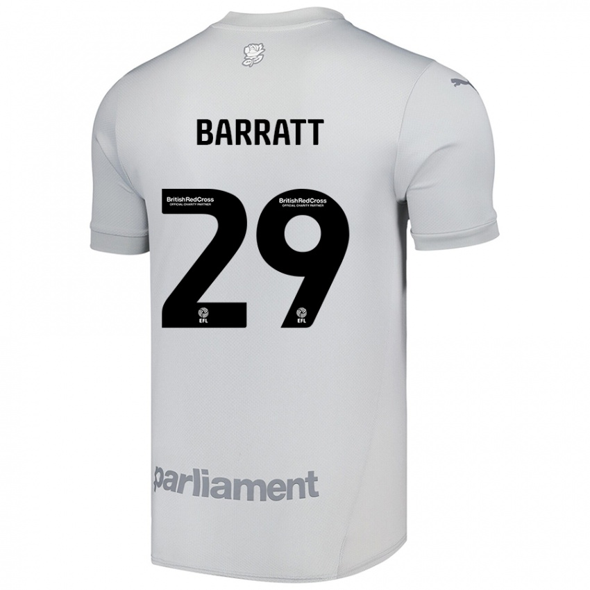 Criança Camisola Connor Barratt #29 Cinza Prateado Alternativa 2024/25 Camisa Brasil