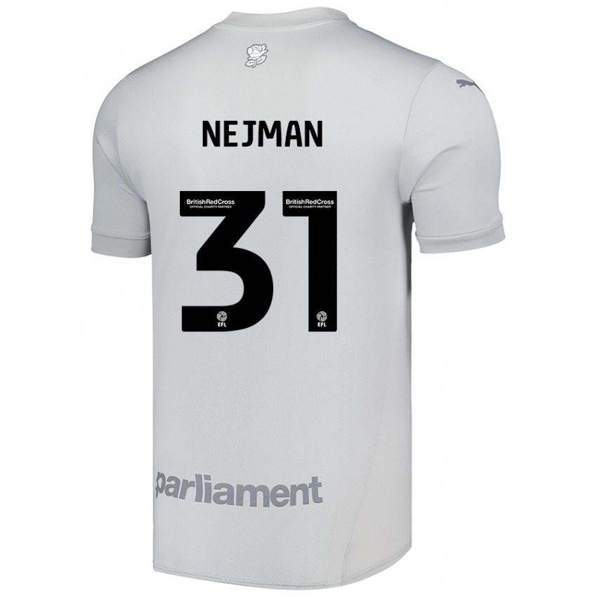 Criança Camisola Harrison Nejman #31 Cinza Prateado Alternativa 2024/25 Camisa Brasil