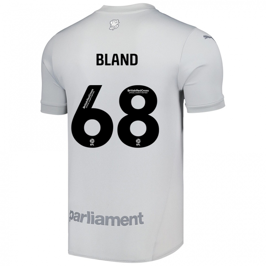 Criança Camisola Jonathan Bland #68 Cinza Prateado Alternativa 2024/25 Camisa Brasil