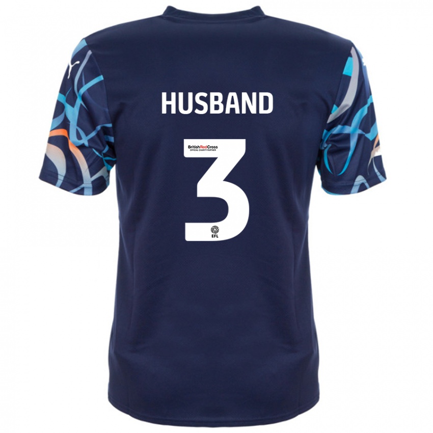 Criança Camisola James Husband #3 Azul Marinho Alternativa 2024/25 Camisa Brasil