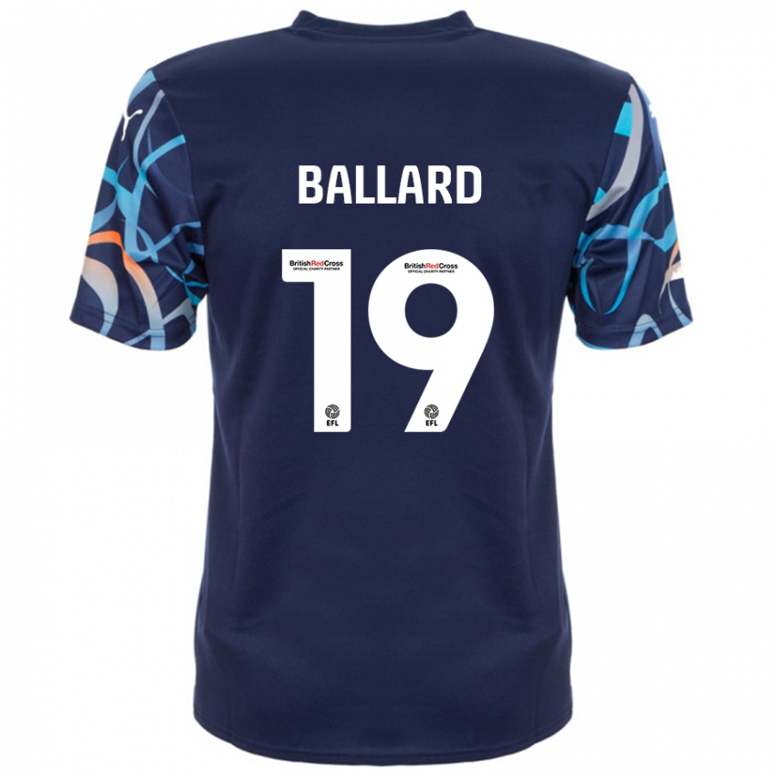 Criança Camisola Dom Ballard #19 Azul Marinho Alternativa 2024/25 Camisa Brasil