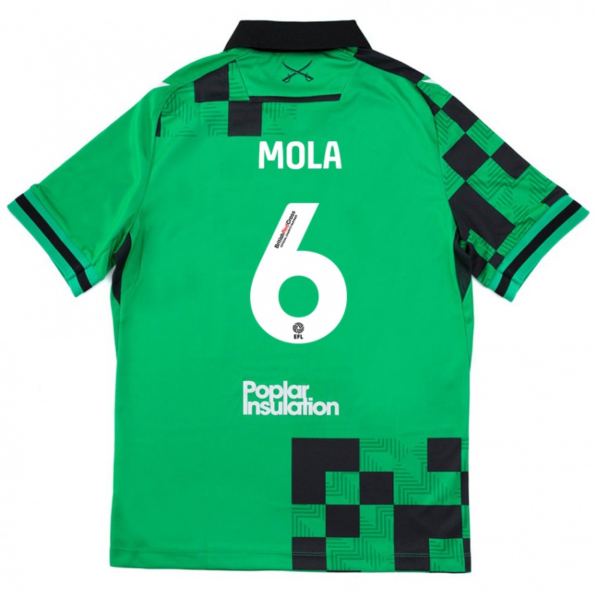 Criança Camisola Clinton Mola #6 Preto Verde Alternativa 2024/25 Camisa Brasil