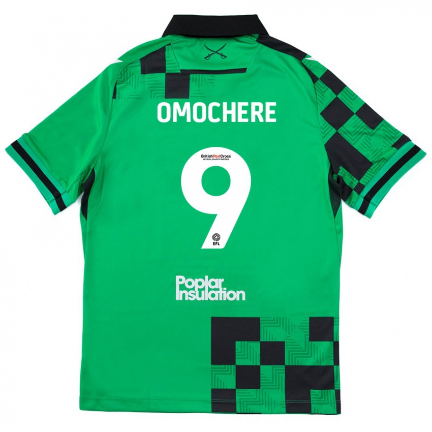 Criança Camisola Promise Omochere #9 Preto Verde Alternativa 2024/25 Camisa Brasil