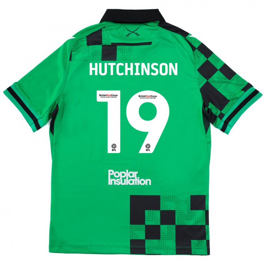 Criança Camisola Isaac Hutchinson #19 Preto Verde Alternativa 2024/25 Camisa Brasil