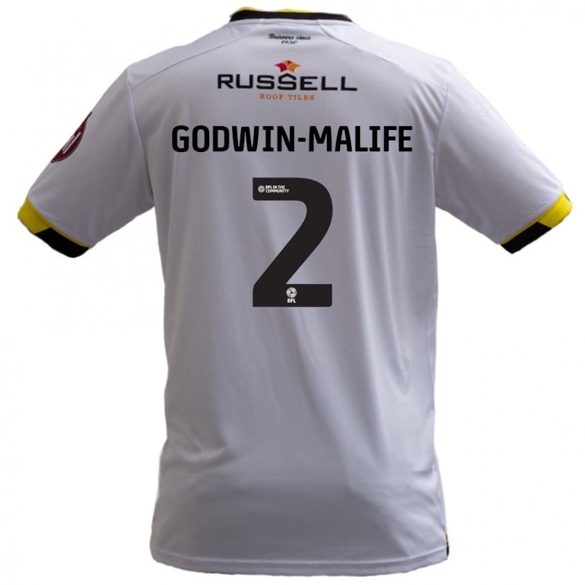 Criança Camisola Udoka Godwin-Malife #2 Branco Alternativa 2024/25 Camisa Brasil