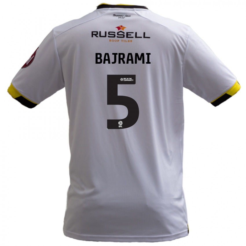 Criança Camisola Geraldo Bajrami #5 Branco Alternativa 2024/25 Camisa Brasil