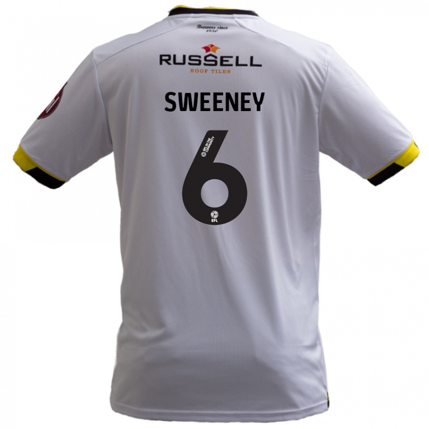 Criança Camisola Ryan Sweeney #6 Branco Alternativa 2024/25 Camisa Brasil