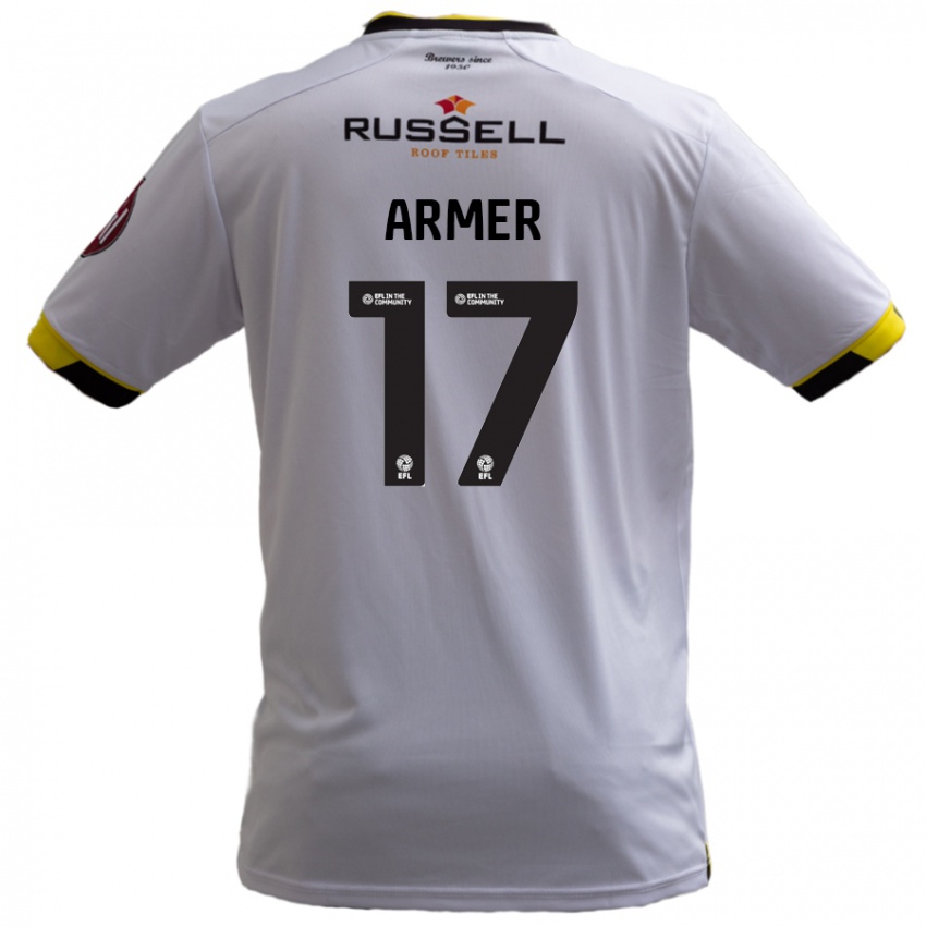 Criança Camisola Jack Armer #17 Branco Alternativa 2024/25 Camisa Brasil