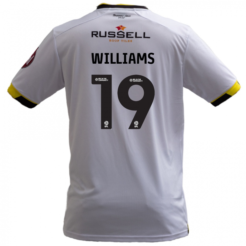 Criança Camisola Dylan Williams #19 Branco Alternativa 2024/25 Camisa Brasil