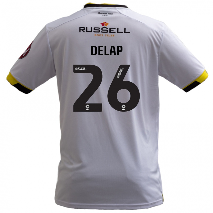 Criança Camisola Finn Delap #26 Branco Alternativa 2024/25 Camisa Brasil