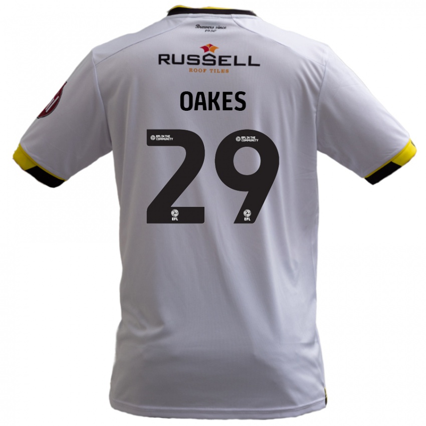 Criança Camisola Toby Oakes #29 Branco Alternativa 2024/25 Camisa Brasil