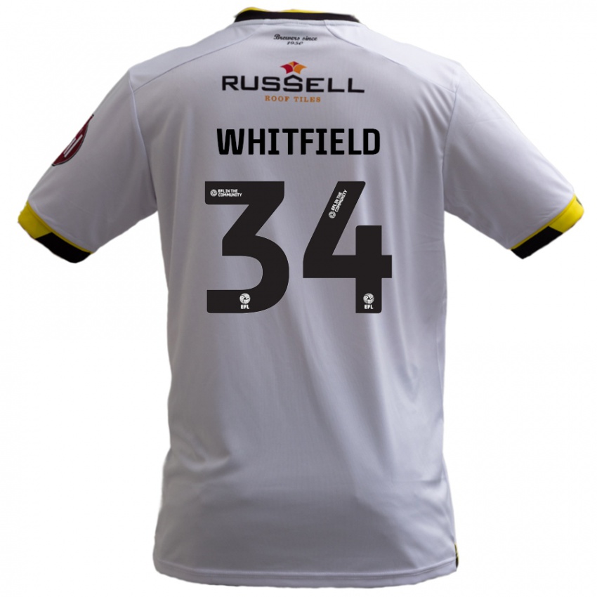 Criança Camisola Ben Whitfield #34 Branco Alternativa 2024/25 Camisa Brasil