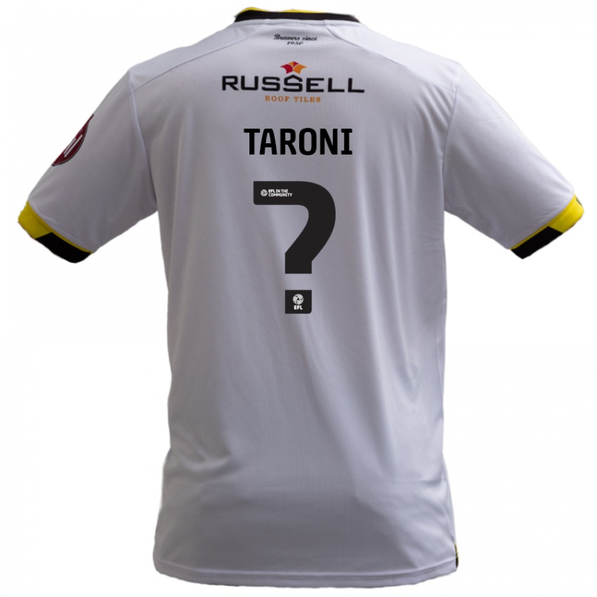 Criança Camisola Josh Taroni #0 Branco Alternativa 2024/25 Camisa Brasil