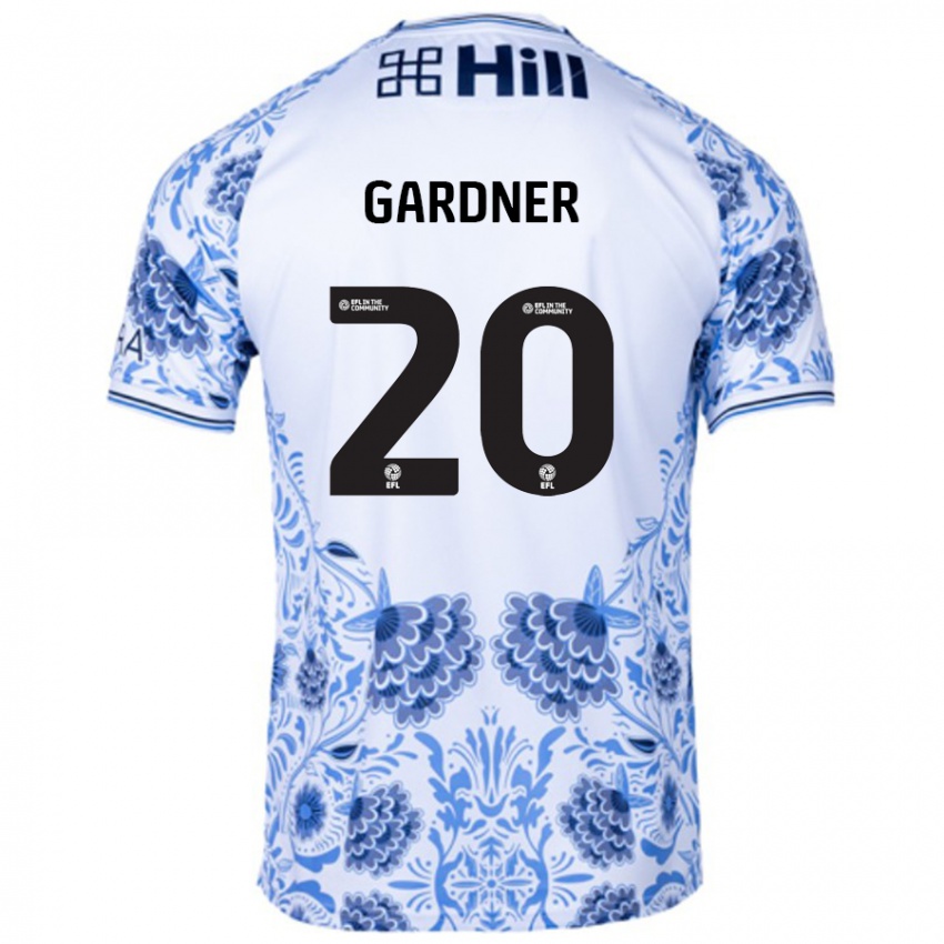 Criança Camisola Gary Gardner #20 Azul Branco Alternativa 2024/25 Camisa Brasil