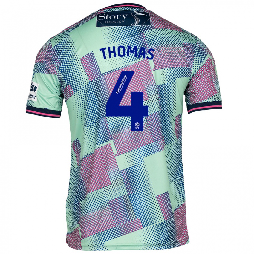 Criança Camisola Terell Thomas #4 Verde Alternativa 2024/25 Camisa Brasil