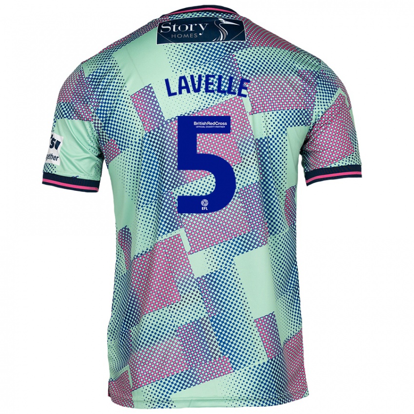 Criança Camisola Sam Lavelle #5 Verde Alternativa 2024/25 Camisa Brasil