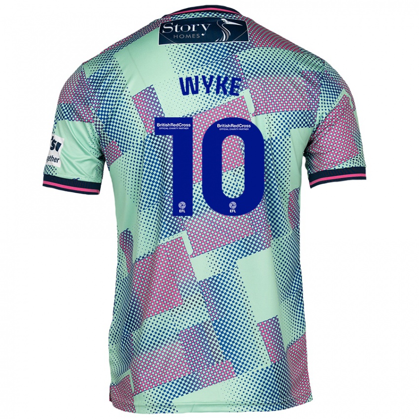 Criança Camisola Charlie Wyke #10 Verde Alternativa 2024/25 Camisa Brasil