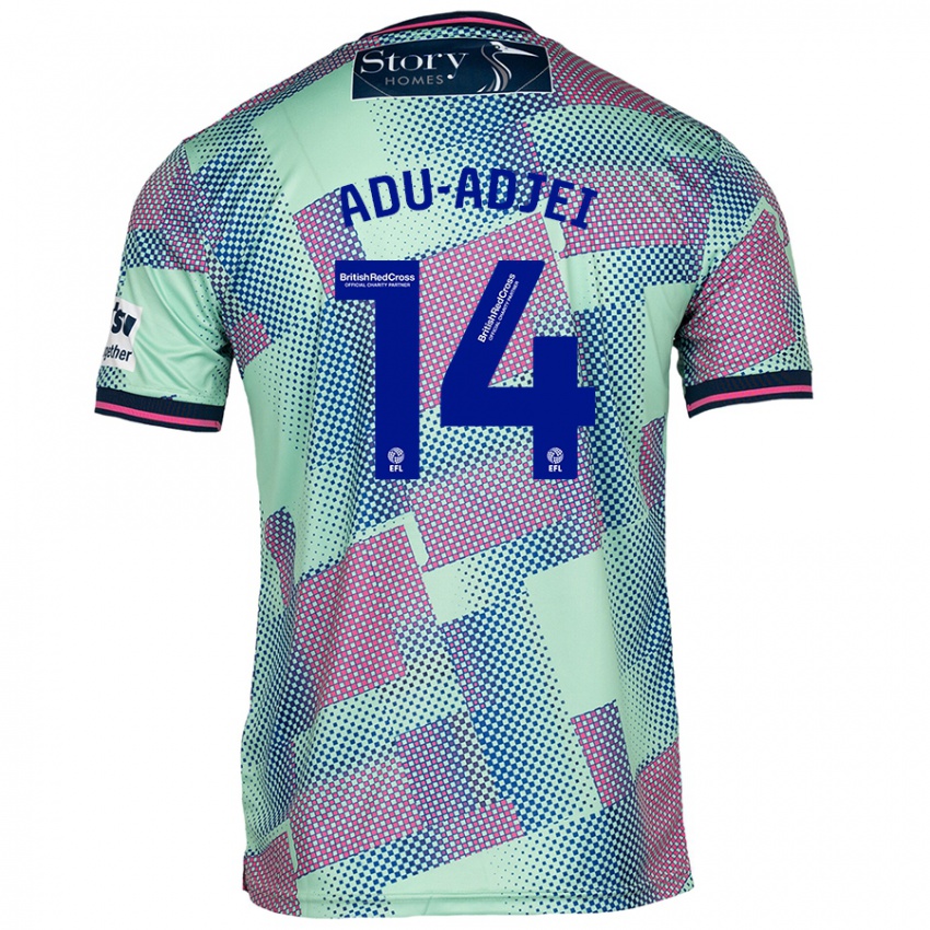 Criança Camisola Daniel Adu-Adjei #14 Verde Alternativa 2024/25 Camisa Brasil