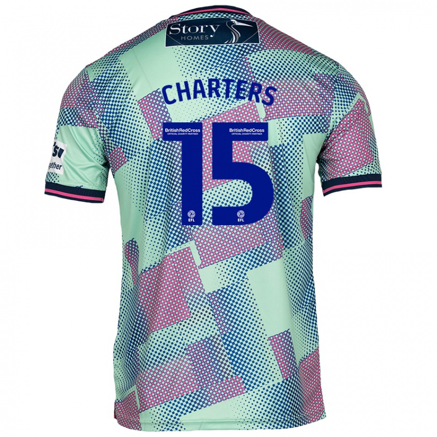 Criança Camisola Taylor Charters #15 Verde Alternativa 2024/25 Camisa Brasil