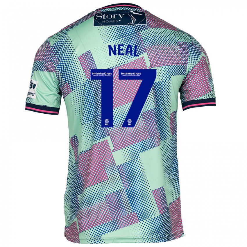 Criança Camisola Harrison Neal #17 Verde Alternativa 2024/25 Camisa Brasil