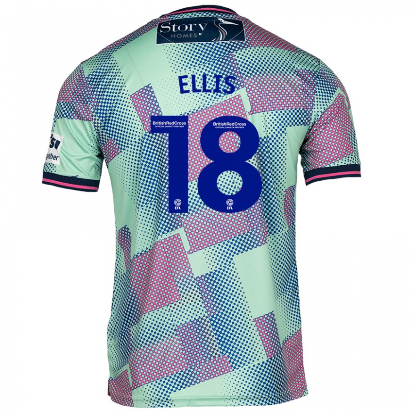 Criança Camisola Jack Ellis #18 Verde Alternativa 2024/25 Camisa Brasil