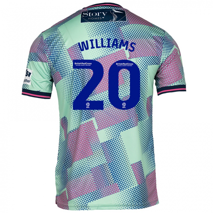 Criança Camisola Ben Williams #20 Verde Alternativa 2024/25 Camisa Brasil