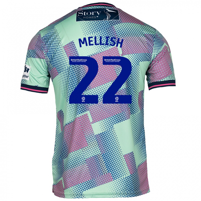 Criança Camisola Jon Mellish #22 Verde Alternativa 2024/25 Camisa Brasil