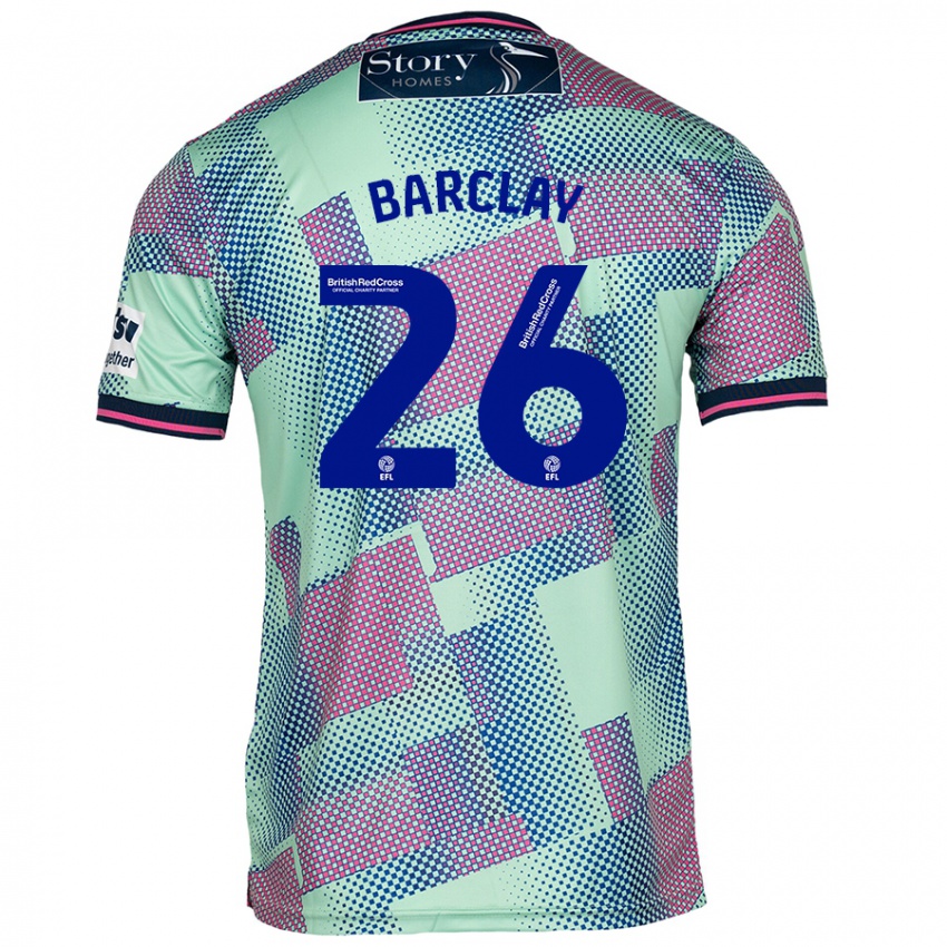 Criança Camisola Ben Barclay #26 Verde Alternativa 2024/25 Camisa Brasil