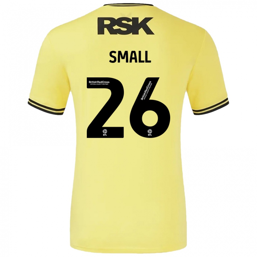 Criança Camisola Thierry Small #26 Amarelo Preto Alternativa 2024/25 Camisa Brasil