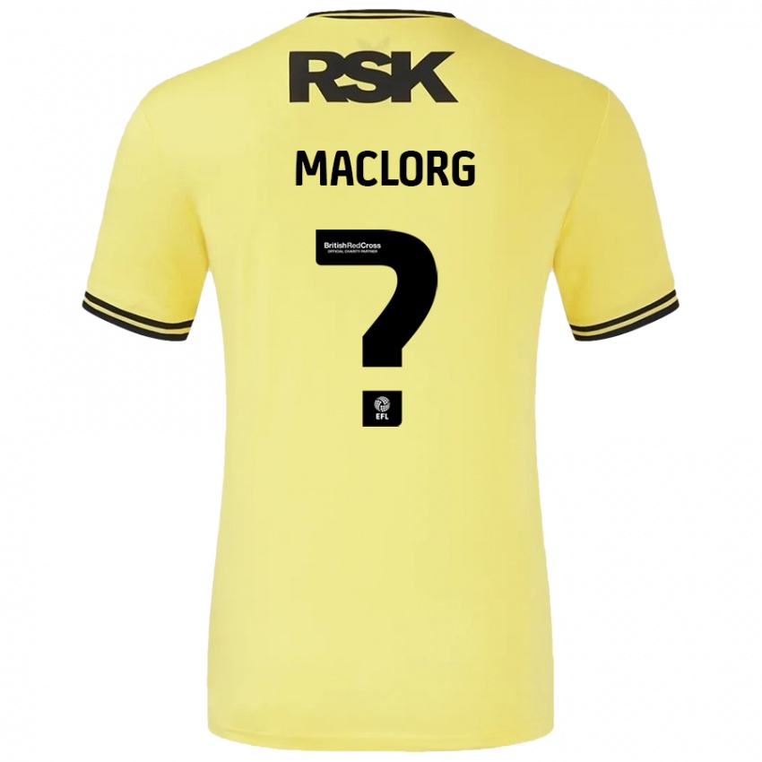 Criança Camisola Lennon Maclorg #0 Amarelo Preto Alternativa 2024/25 Camisa Brasil